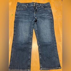 American Eagle next level stretch artist crop jeans